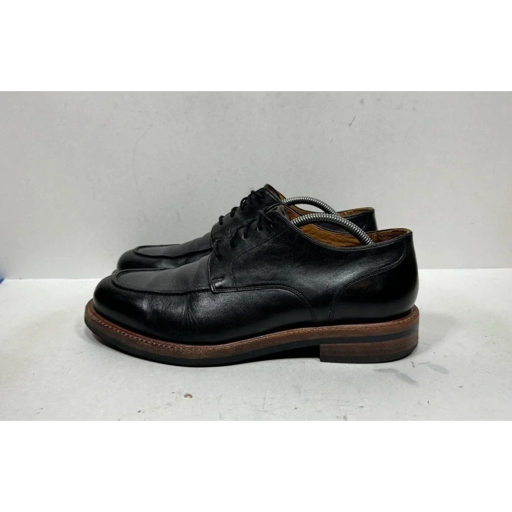 Beckett Simonon Split Toe Derby Men's Size 10.5 Black Leather Shoes 15641